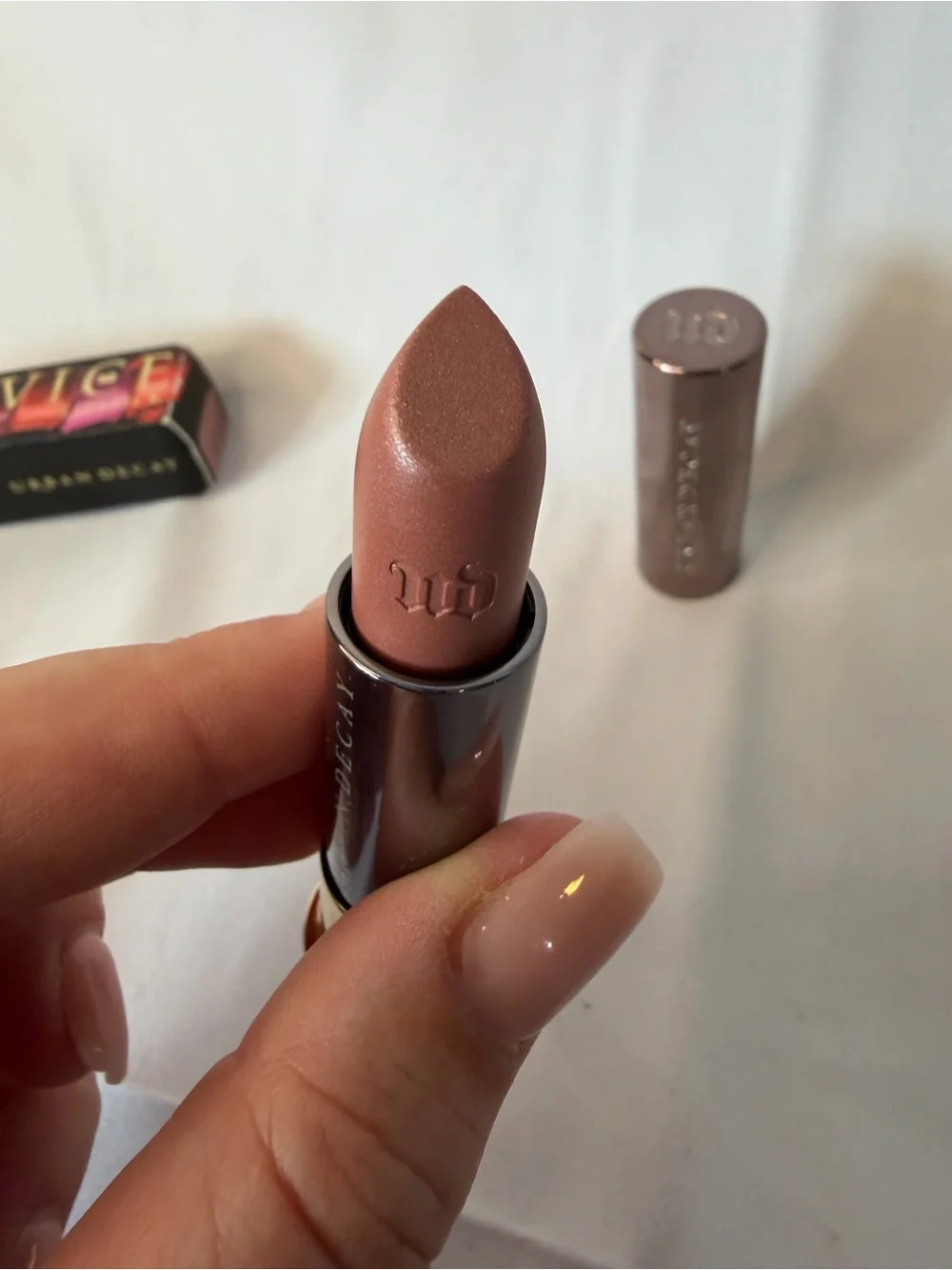 Urban Decay Vice Lipstick - DISCONTINUED Shade “Peyote” (Metallized) NIB